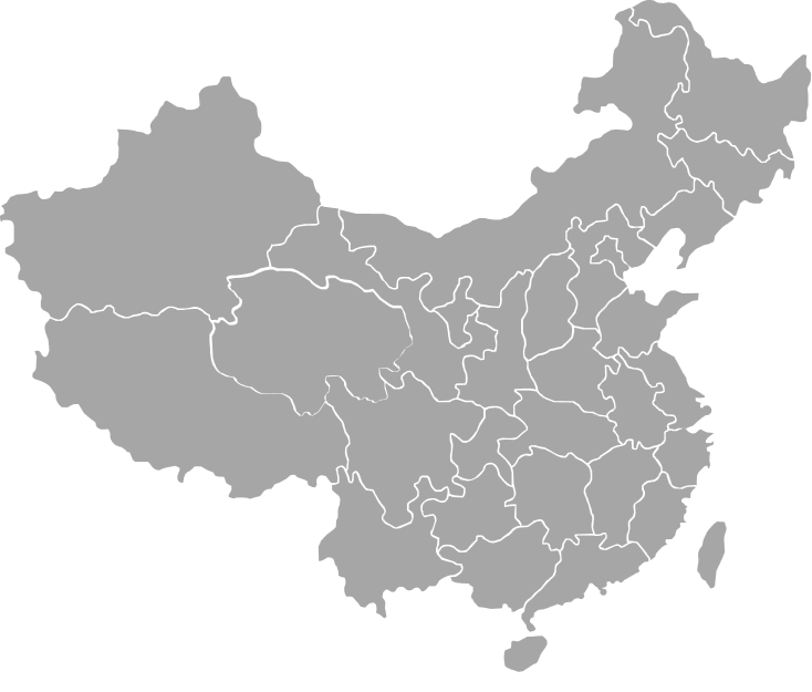 China map with factory locations in Suzhou, Ningbo, and Dongguan