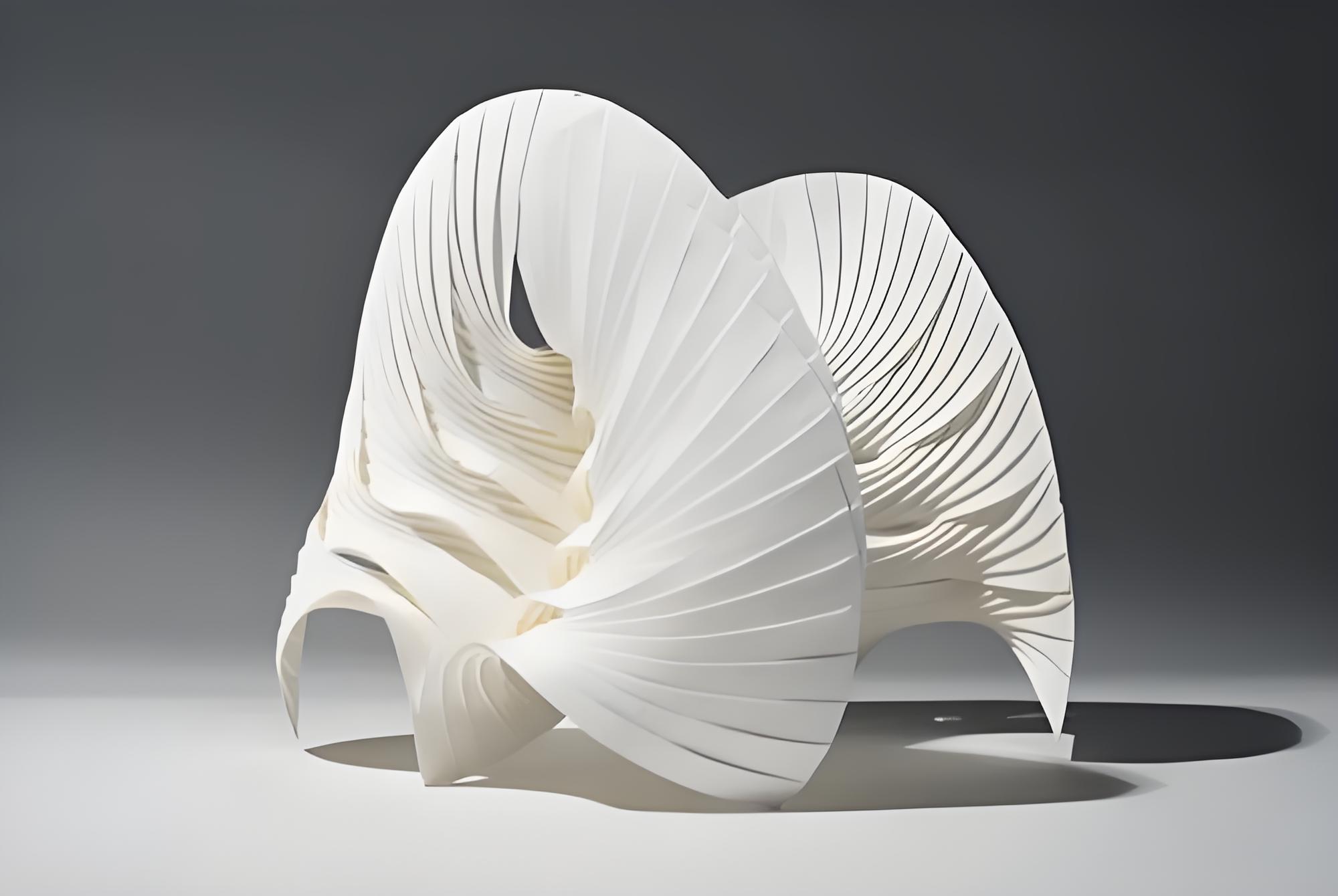 3D Printed Sculptures and Exhibition Forms